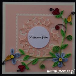 quilling wedding card
